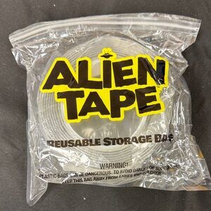 Alien Heavy Duty Double Sided Tape Nano Tape and Reusable Storage Bag new roll